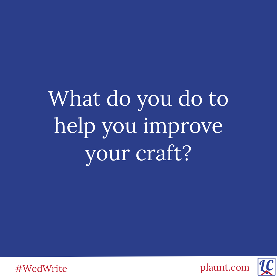What do you do to help you improve your craft?